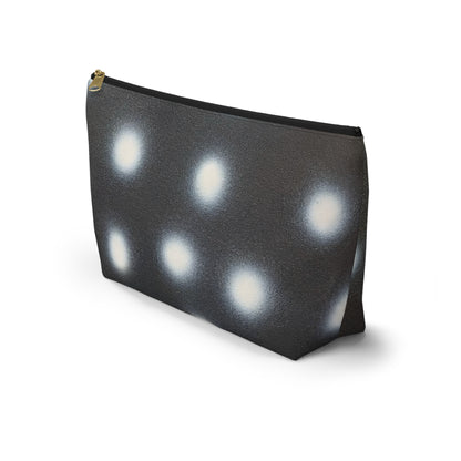 "coconut noir polka dot" airbrush makeup pouch