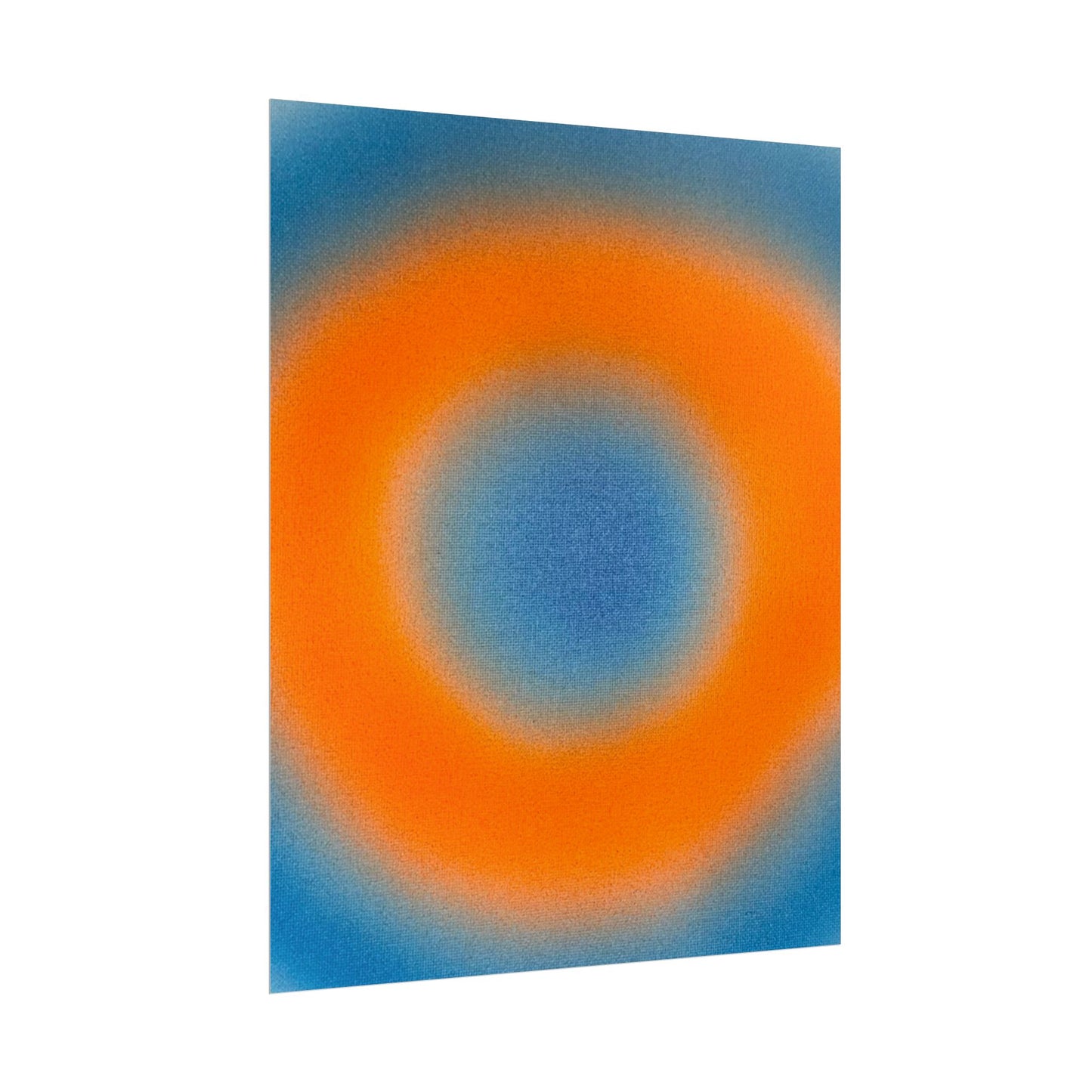 "citrus sky aura" airbrush rolled print