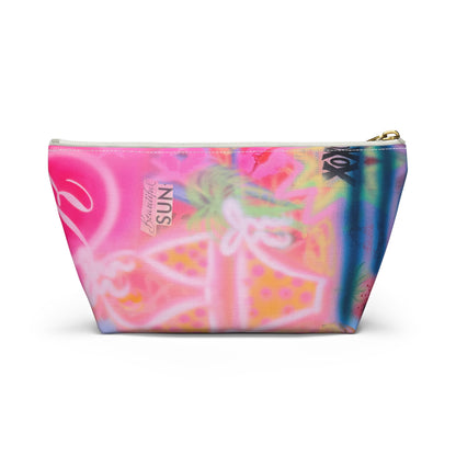 "santa monica strawberry" airbrush makeup pouch