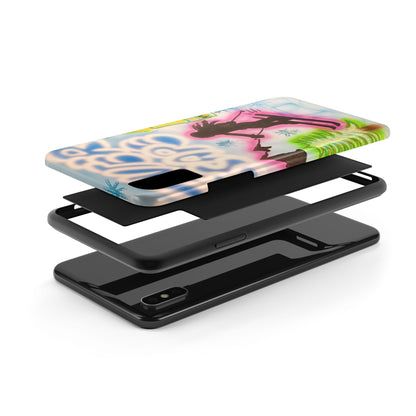 "winter escape" airbrush iPhone case