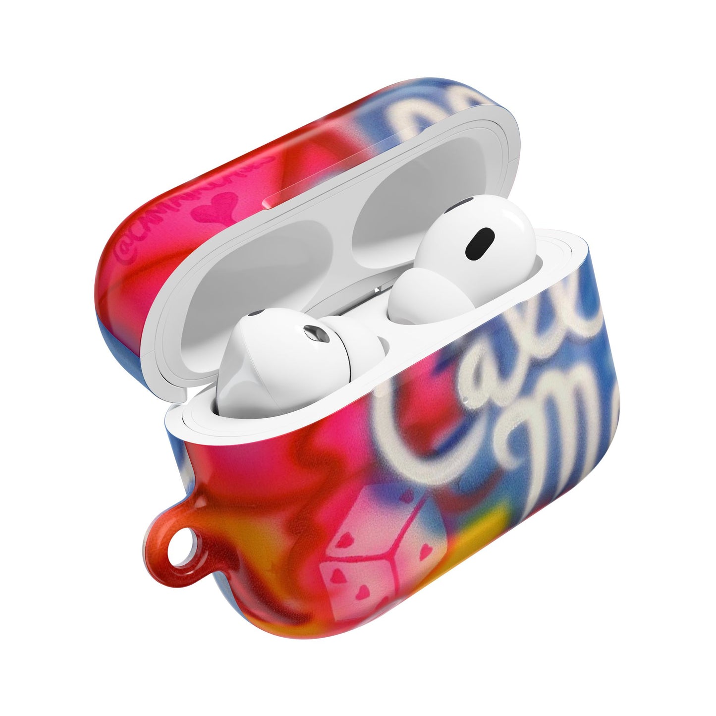 "call me" airbrush airpod cases