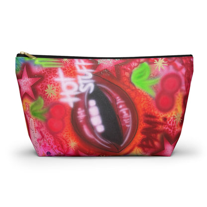 "hot stuff" airbrush makeup pouch