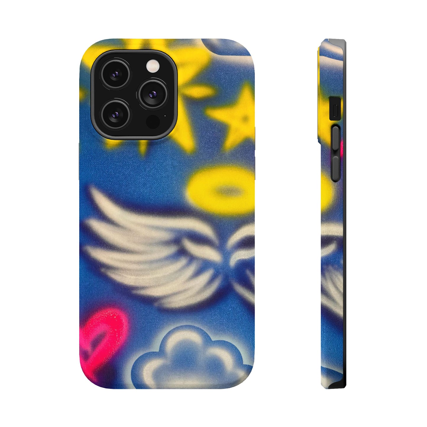 MagSafe "celestial halo" airbrush iPhone case