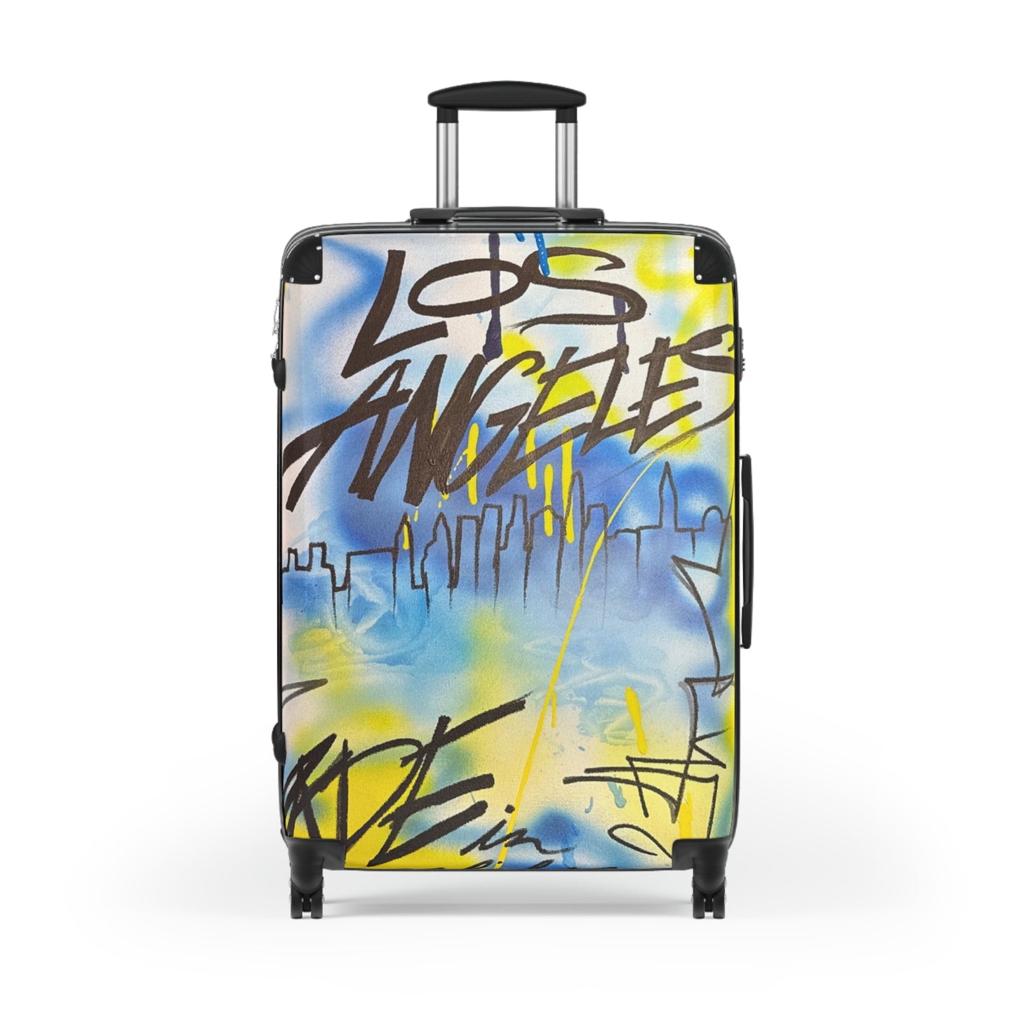 "los angeles" airbrush suitcase