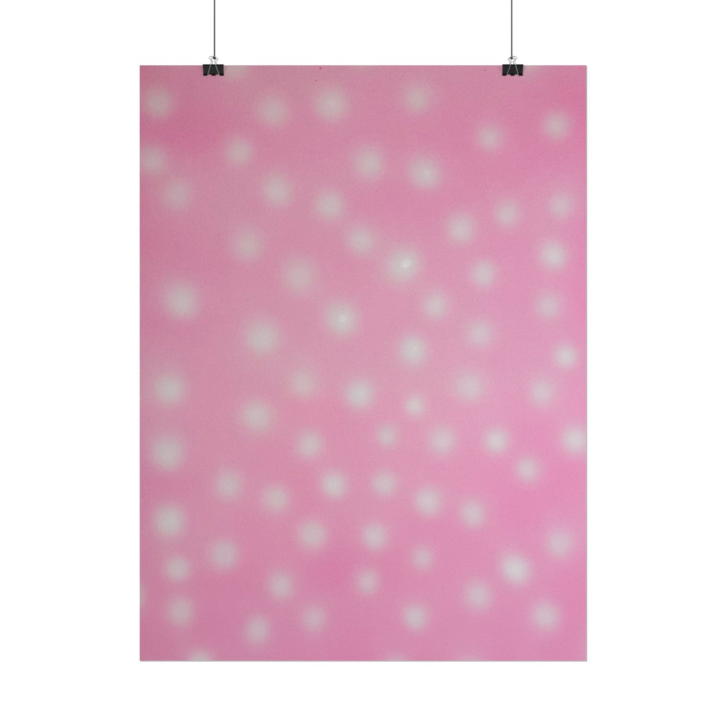 "strawberry swirl polka dot" airbrush rolled print