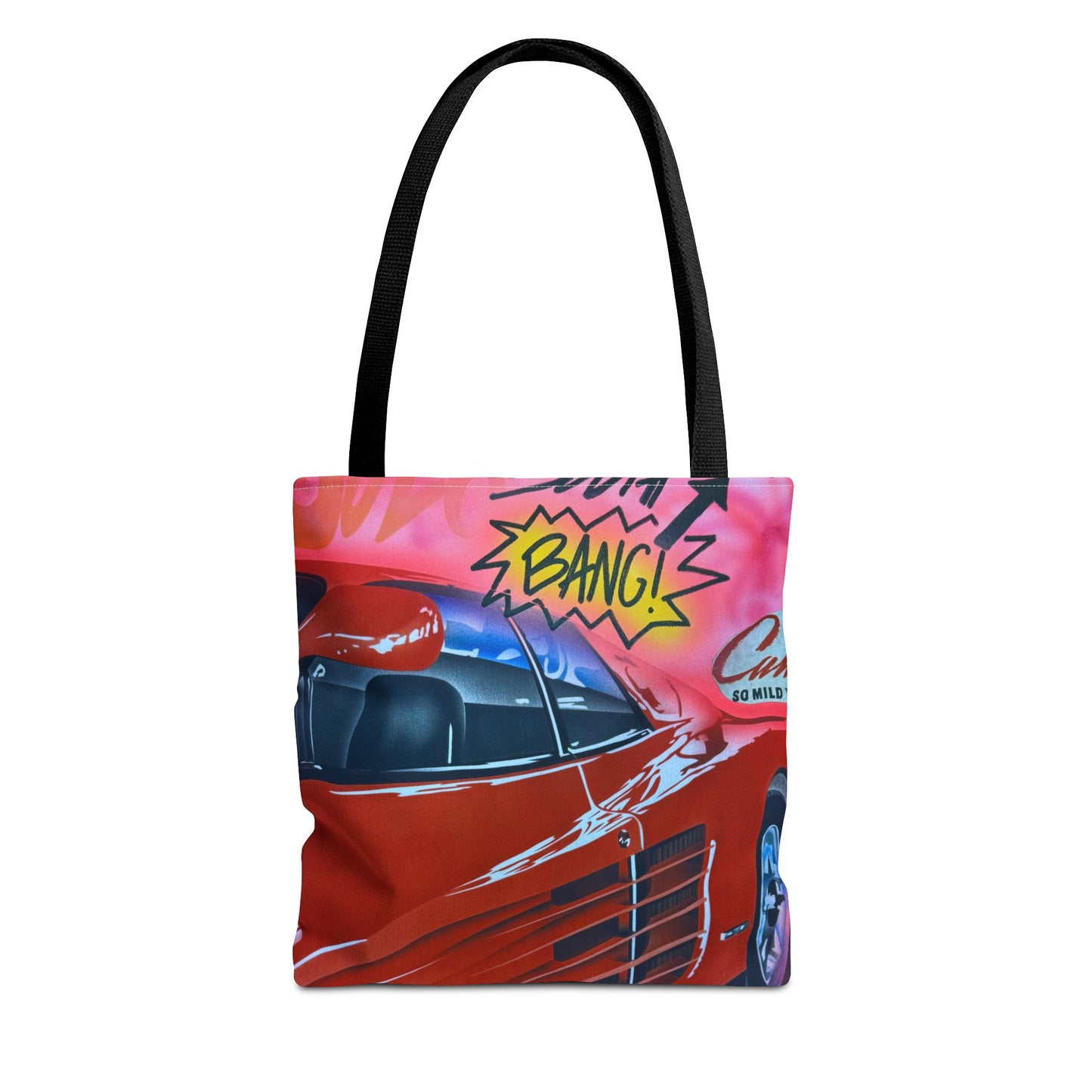 "miami momentos" airbrush tote bag