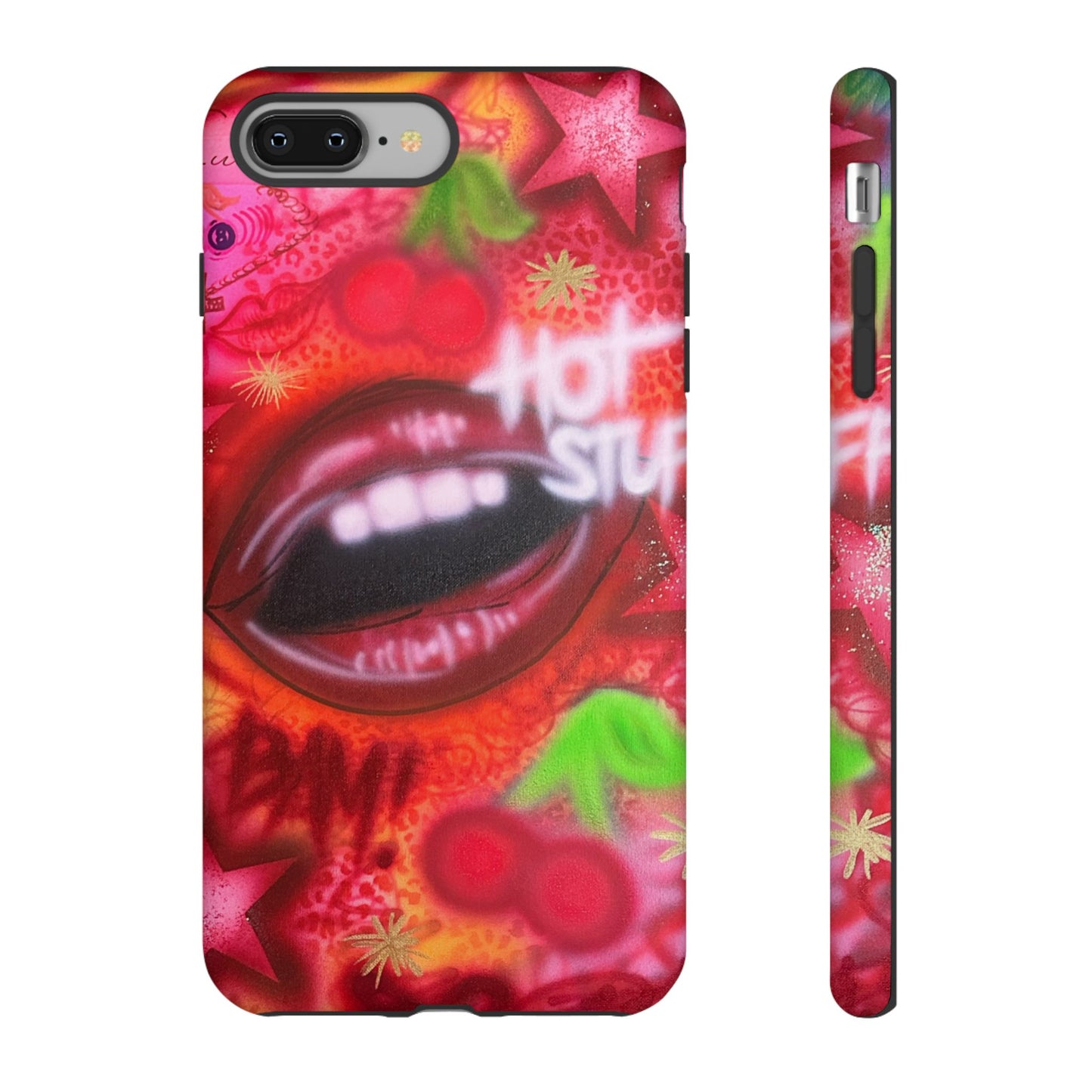 "hot stuff" airbrush iPhone case