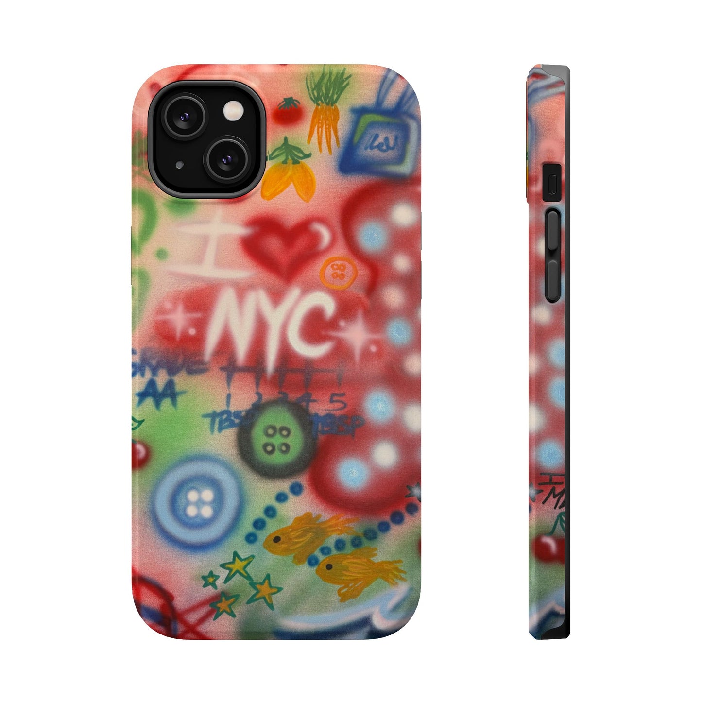 MagSafe "i <3 NYC" airbrush iPhone case