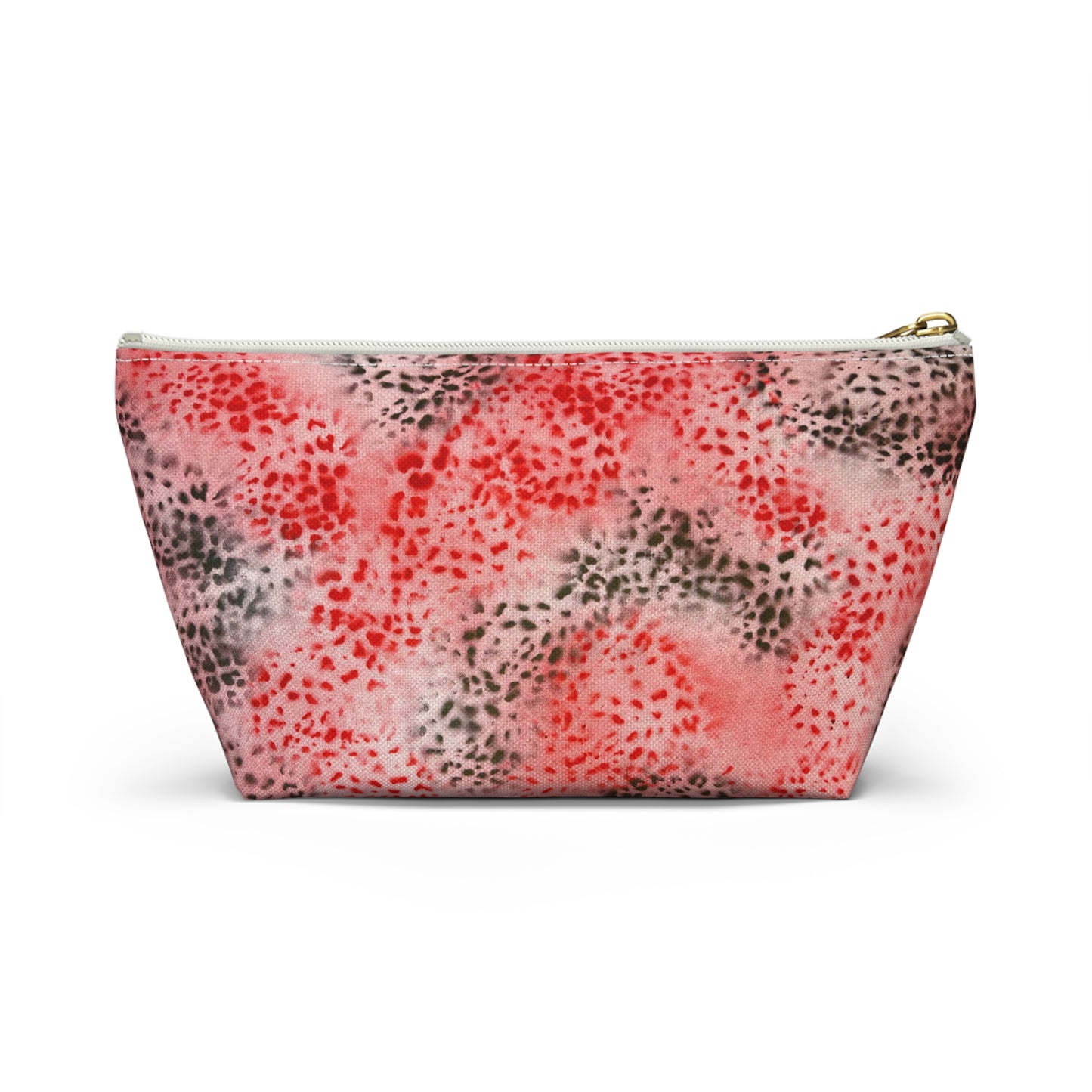"red cheetah" airbrush makeup pouch
