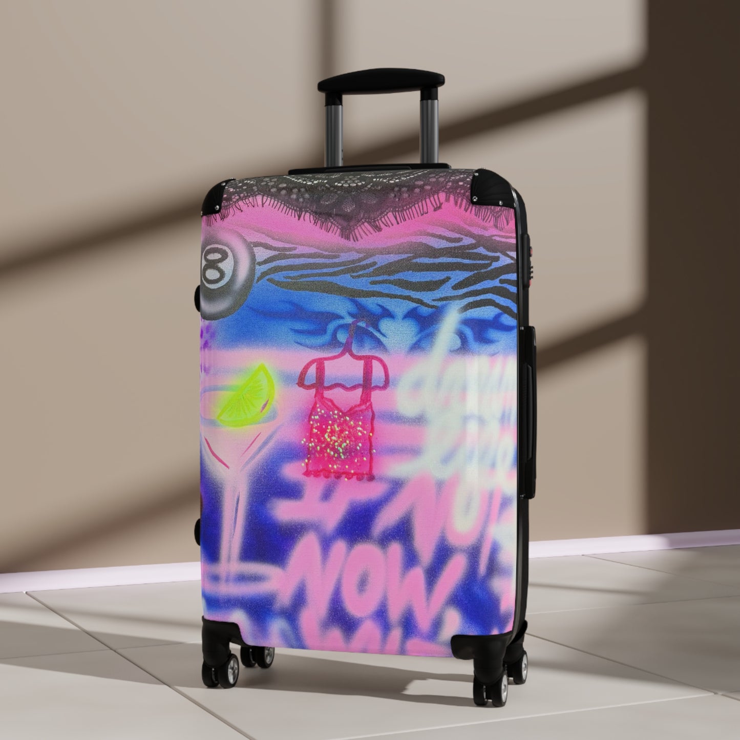 "dream life" airbrush suitcase