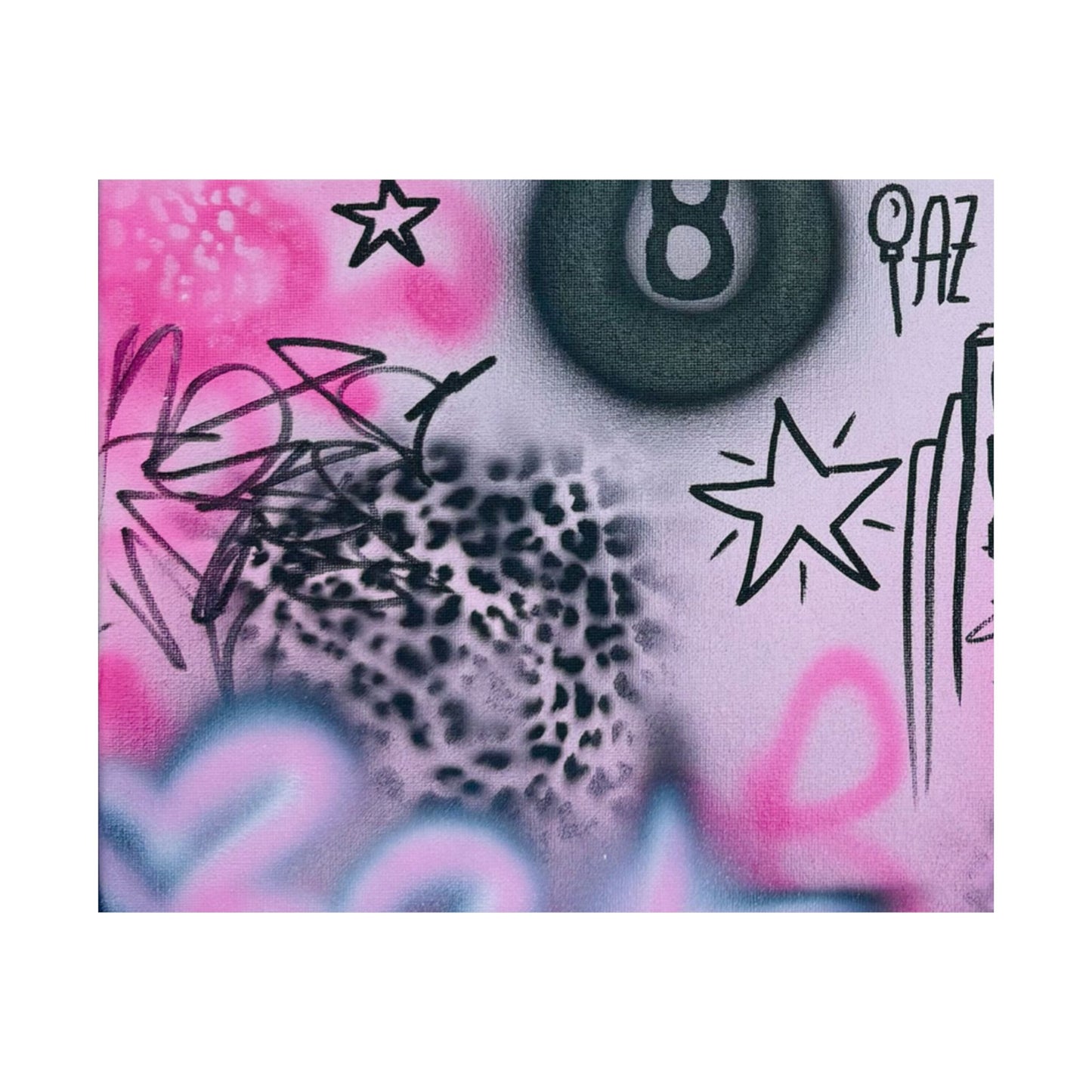 "onyx cheetah" airbrush horizontal print
