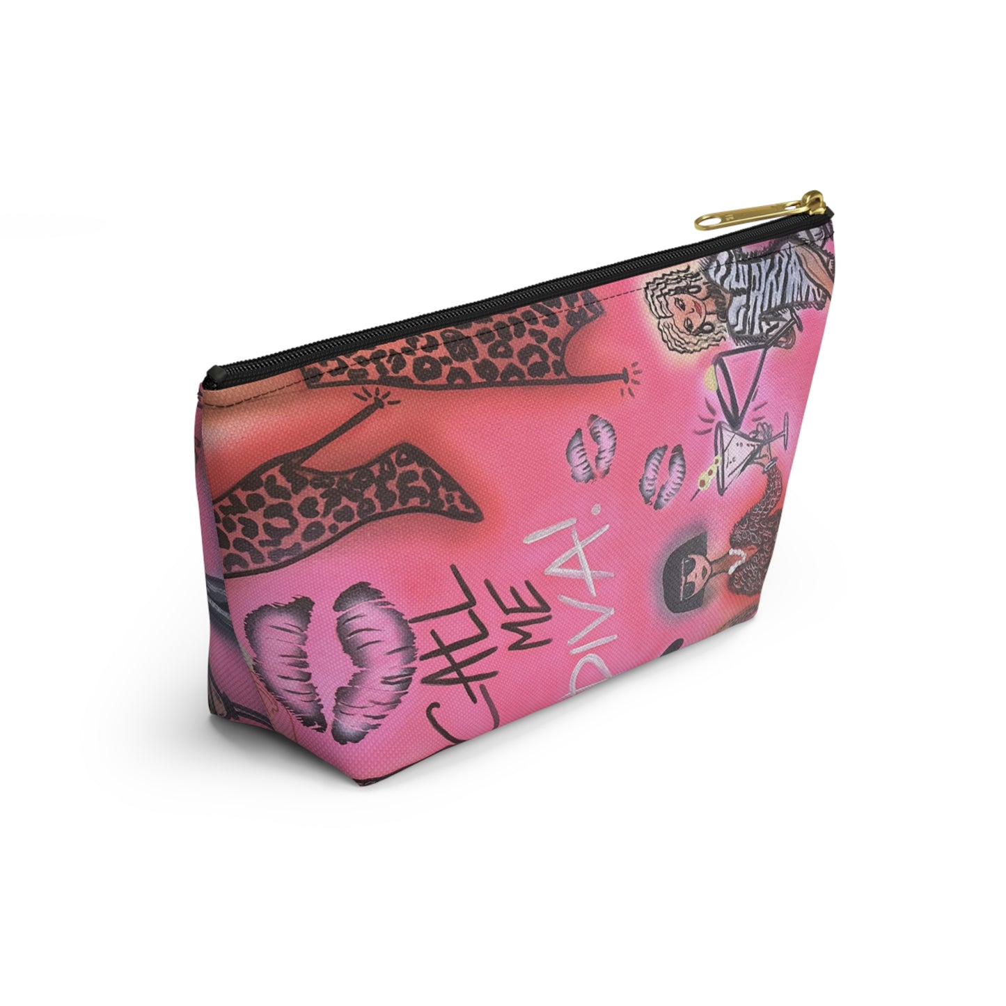 "party diva" airbrush makeup pouch