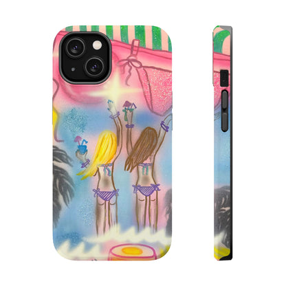 MagSafe "kinis & tinis" airbrush iPhone case