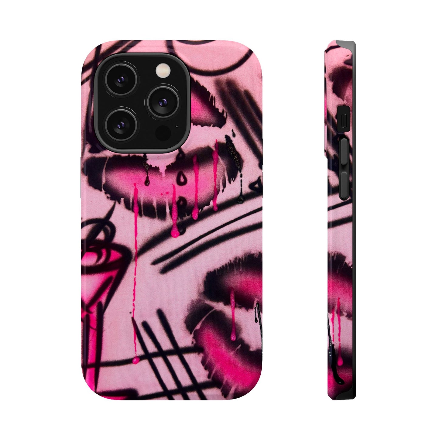 MagSafe "glossy pout" airbrush iPhone case