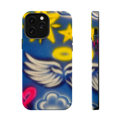 MagSafe "celestial halo" airbrush iPhone case