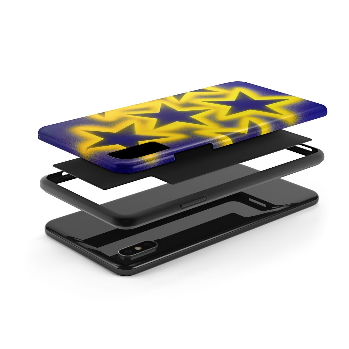 "cosmic crush" airbrush iPhone case