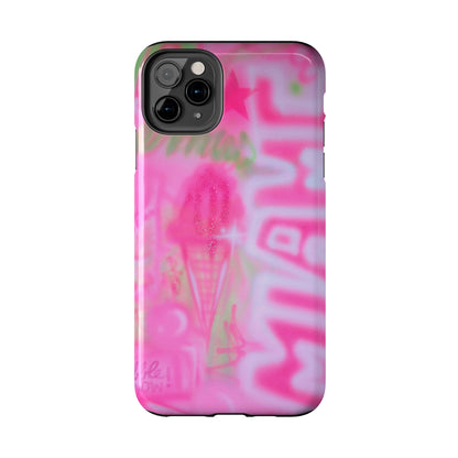 "sunset sorbet" airbrush iPhone case