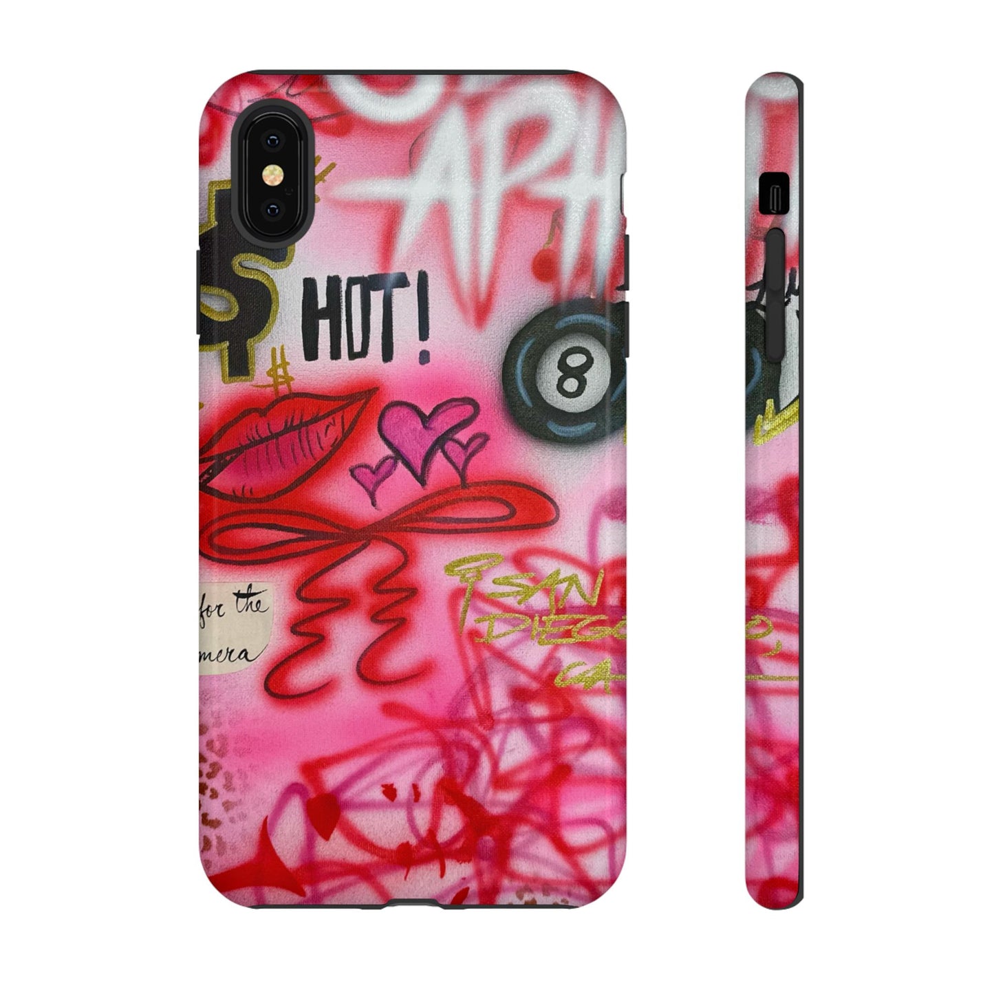 "IT girl" airbrush iPhone case