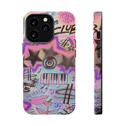 MagSafe "jazz club" airbrush iPhone case
