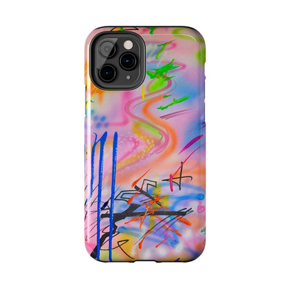 "neon haze" airbrush iPhone case