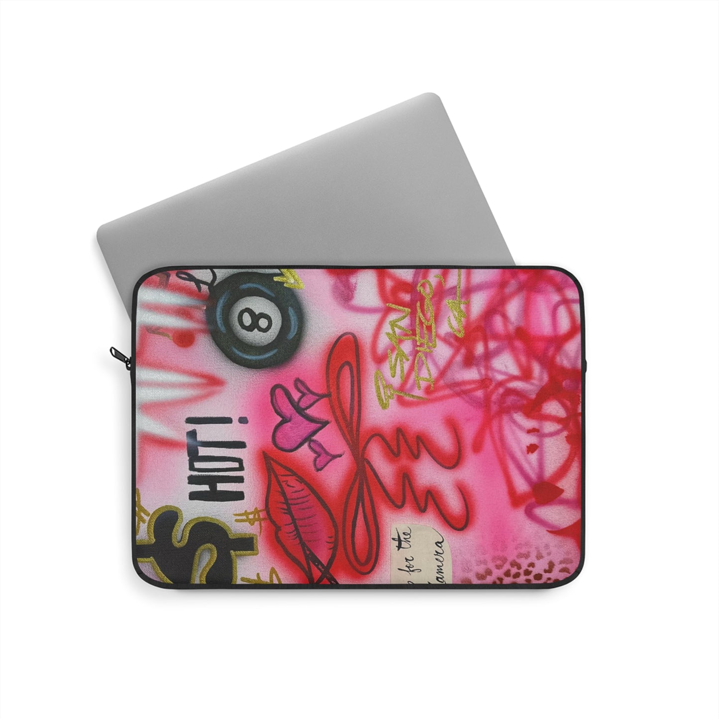 "IT girl" airbrush laptop sleeve