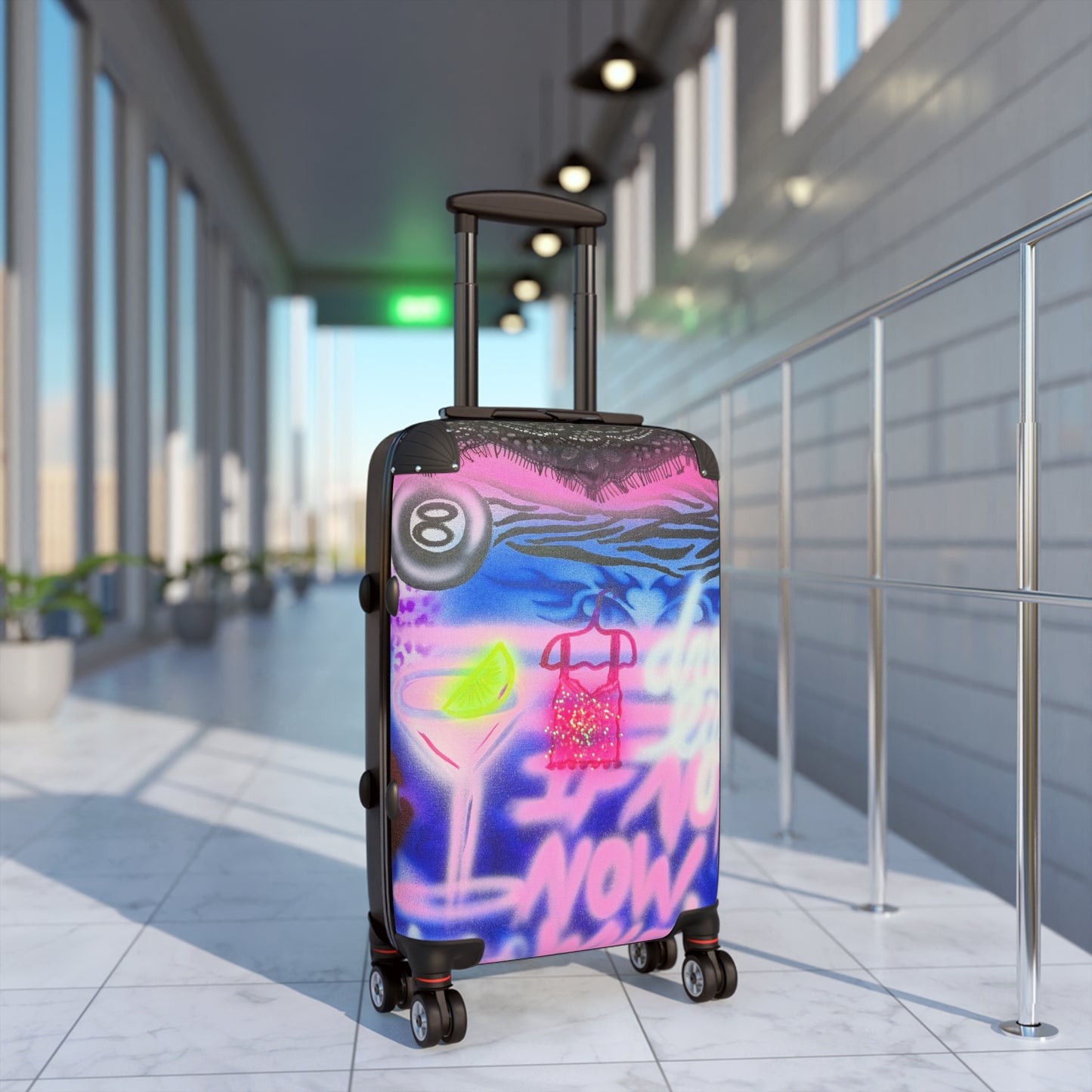 "dream life" airbrush suitcase