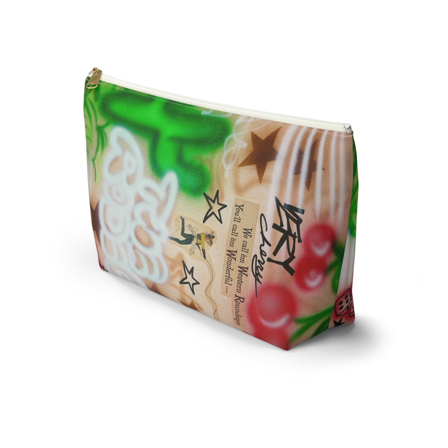 "the rodeo" airbrush makeup pouch