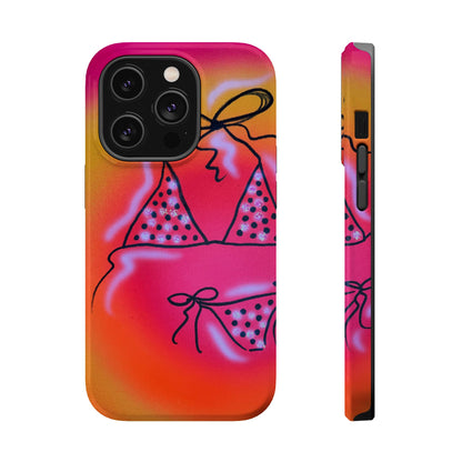 MagSafe "glitter bikini" airbrush iPhone case