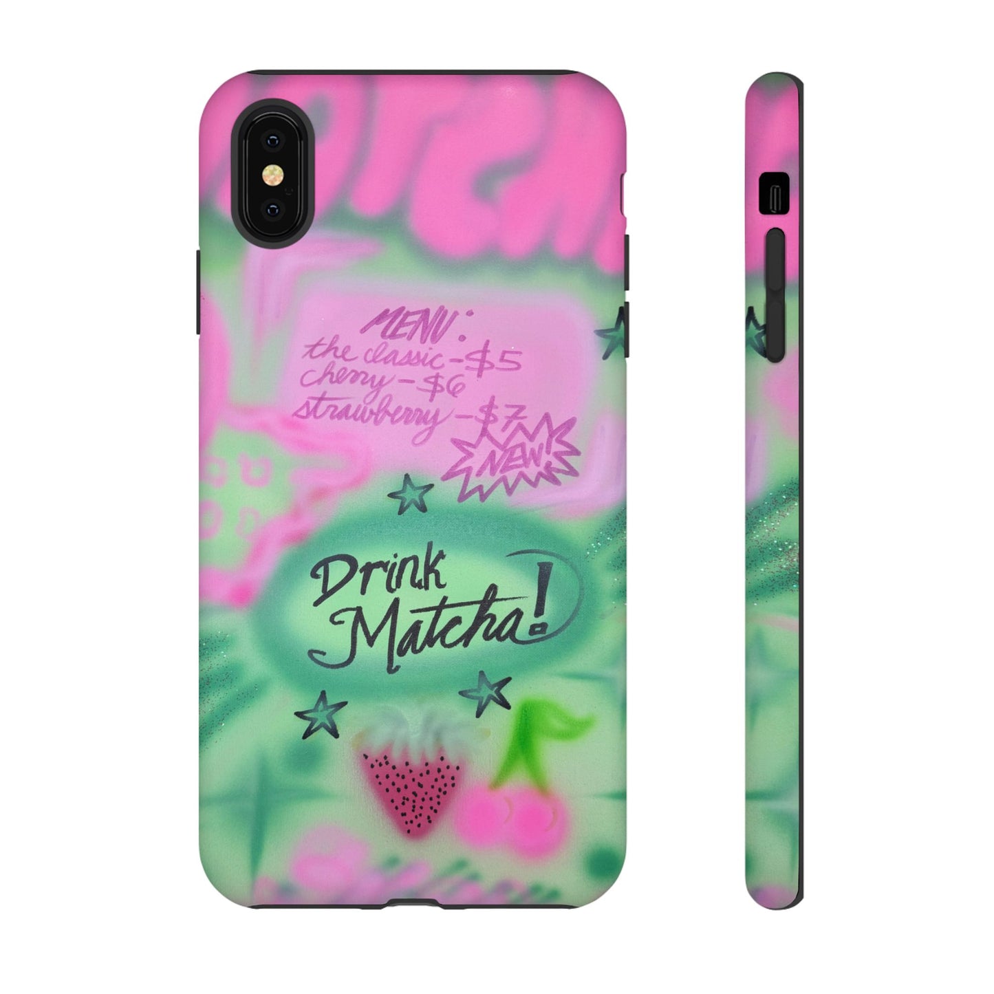 "matcha!" airbrush iPhone case