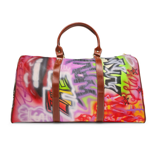 "wynwood gold" airbrush waterproof travel bag