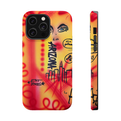 MagSafe "tempe, az" airbrush iPhone case