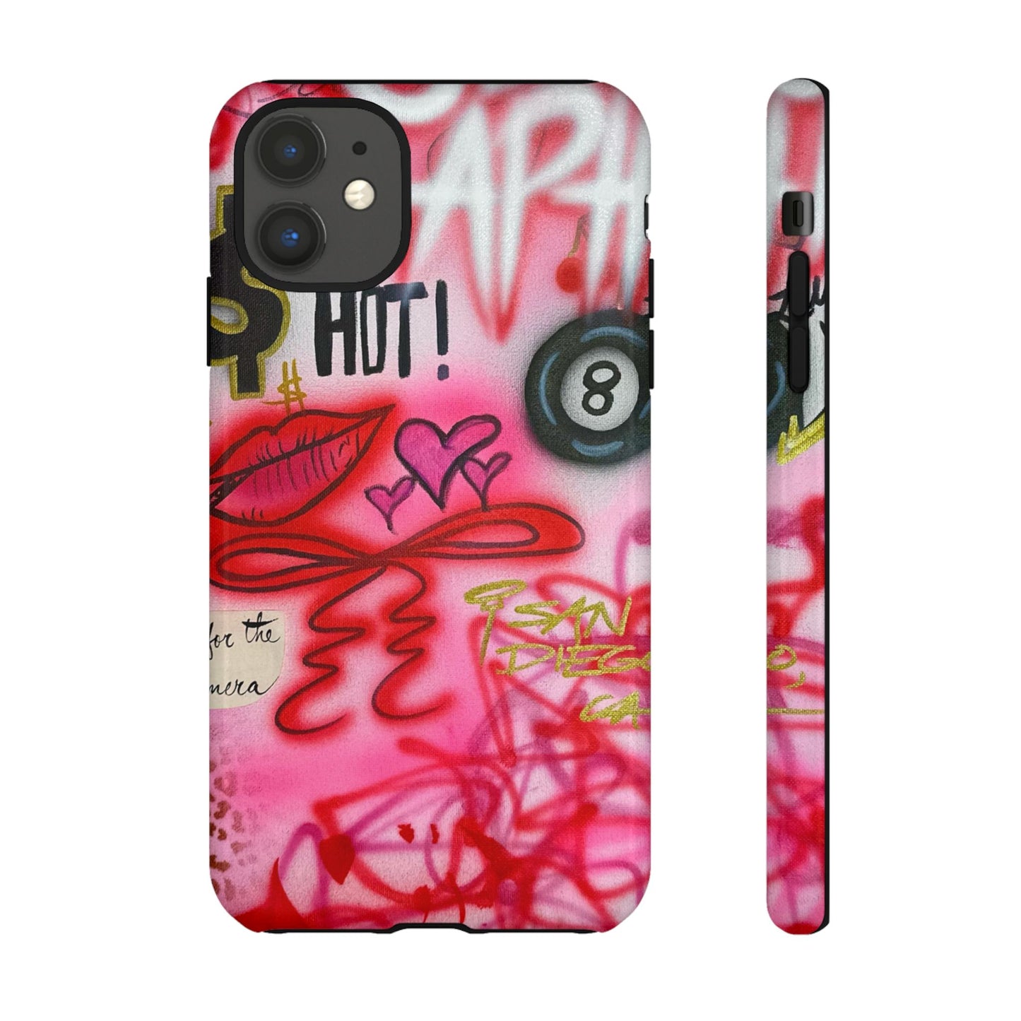 "IT girl" airbrush iPhone case