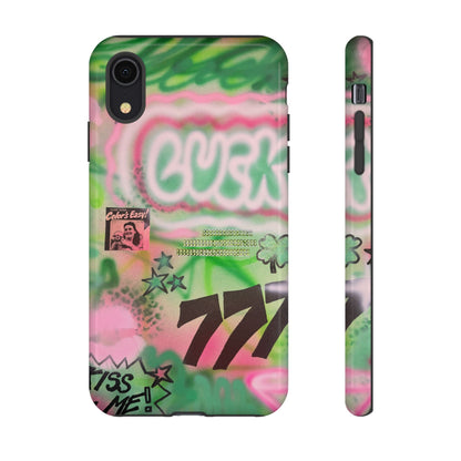 "so lucky" airbrush iPhone case