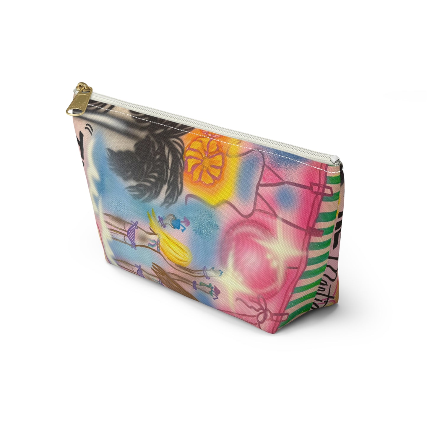 "kinis & tinis" airbrush makeup pouch