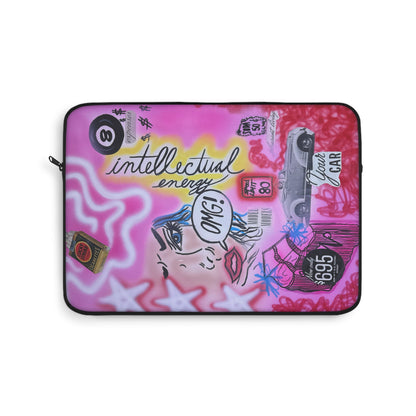 "intellectual energy" airbrush laptop sleeve