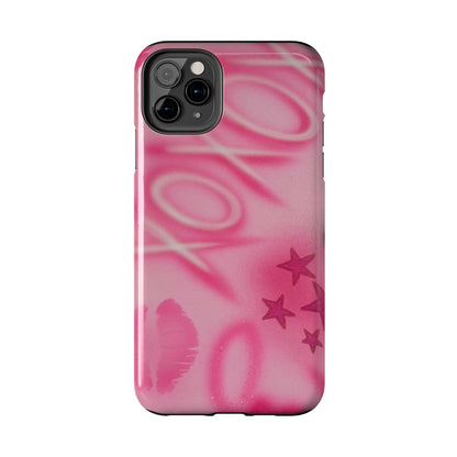 "perfectly pink" airbrush iPhone case