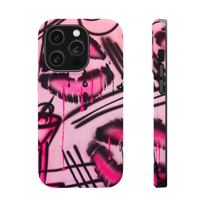MagSafe "glossy pout" airbrush iPhone case