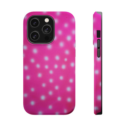 MagSafe "bubblegum polka dot" airbrush iPhone case