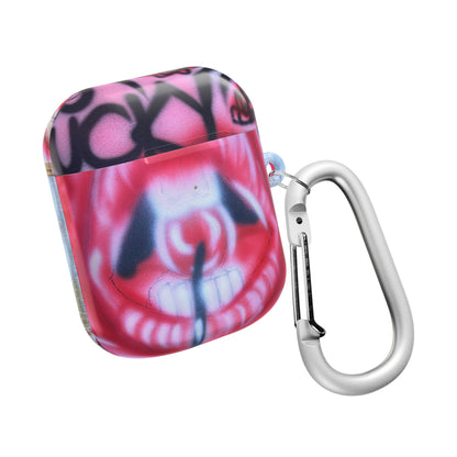 "be happy go lucky" airbrush airpod cases