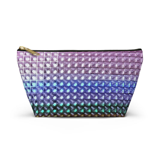 "multicolor studs" airbrush makeup pouch