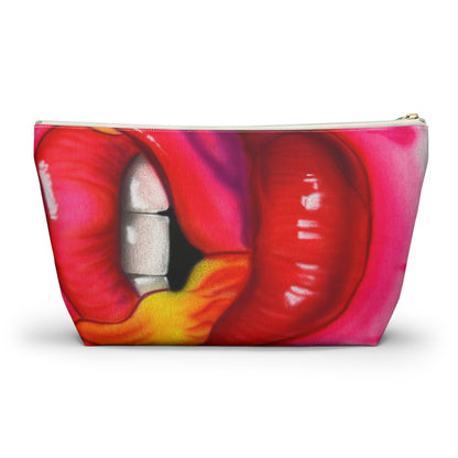 "flaming lips pt. 2" airbrush makeup pouch