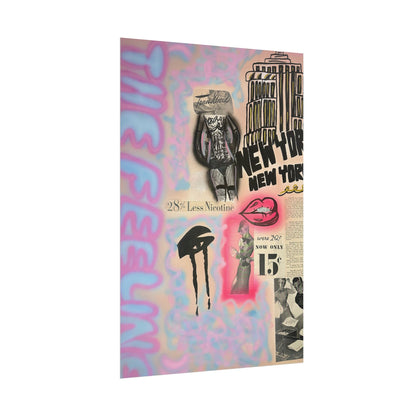 custom nyc airbrush rolled print