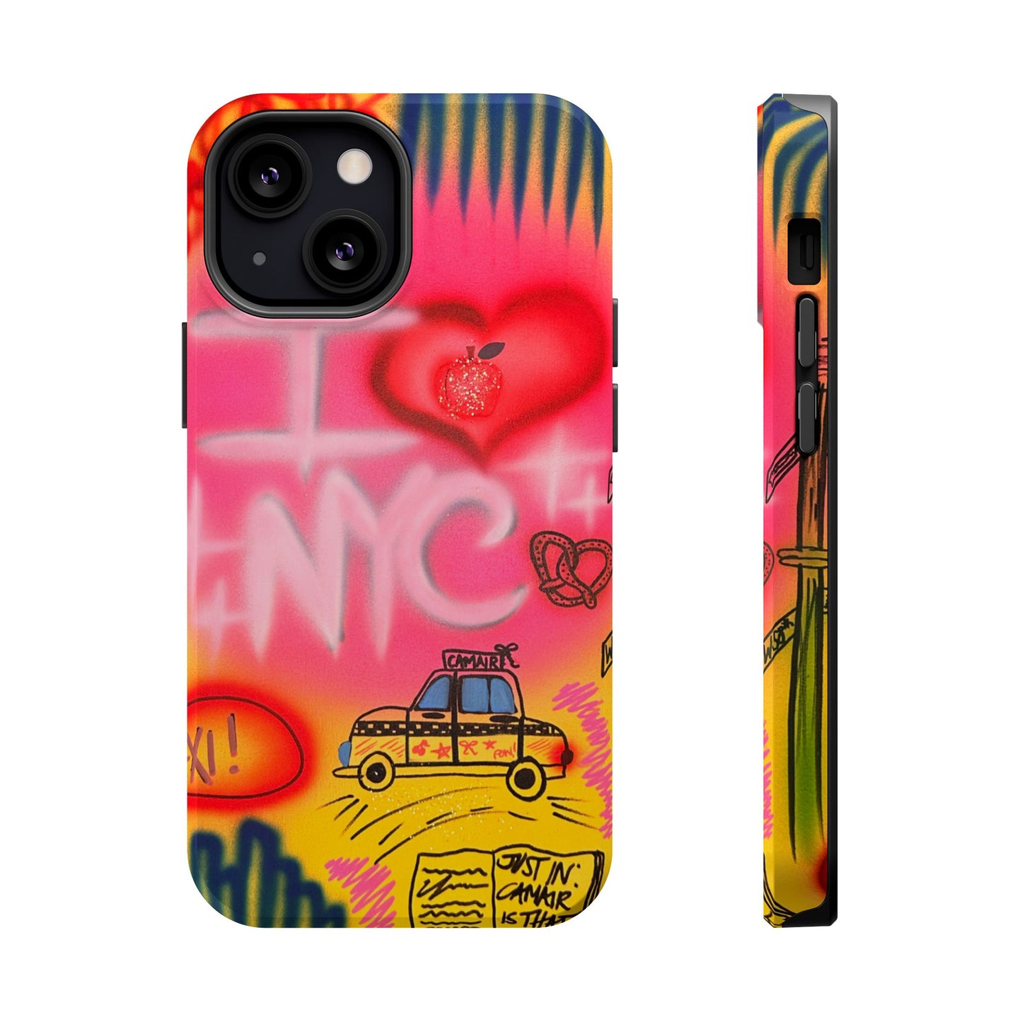 MagSafe "in the city" airbrush iPhone case