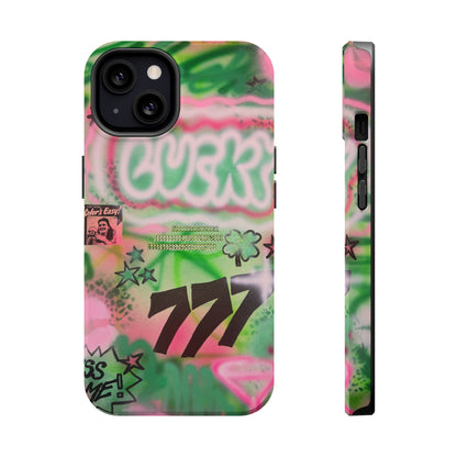 MagSafe "so lucky" airbrush iPhone case