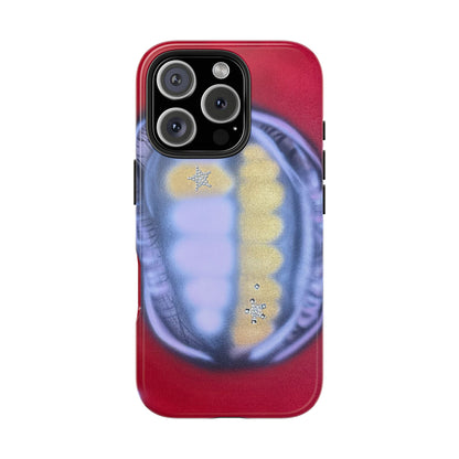 "bite me bling" airbrush iPhone case