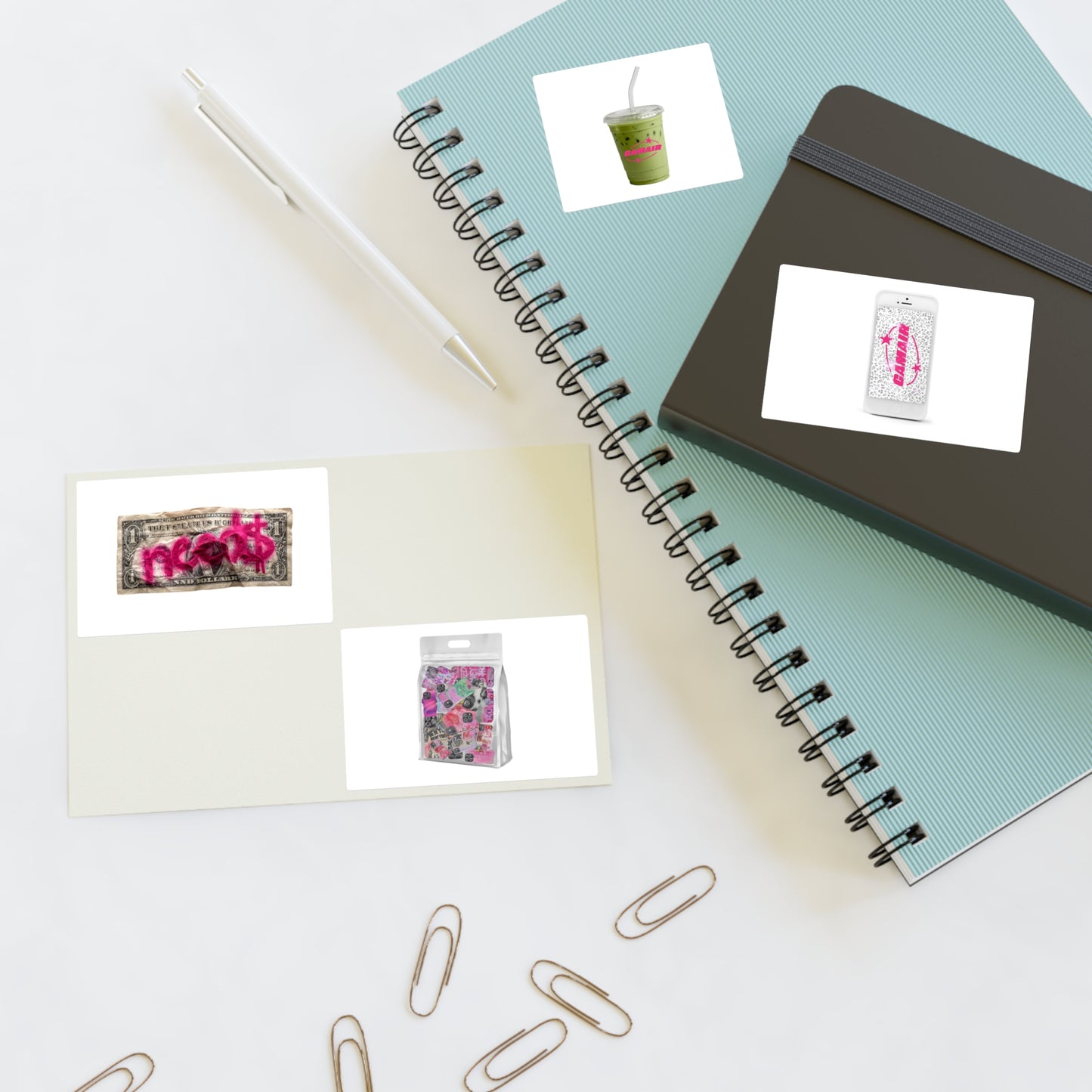 matcha x need $$ sticker sheet