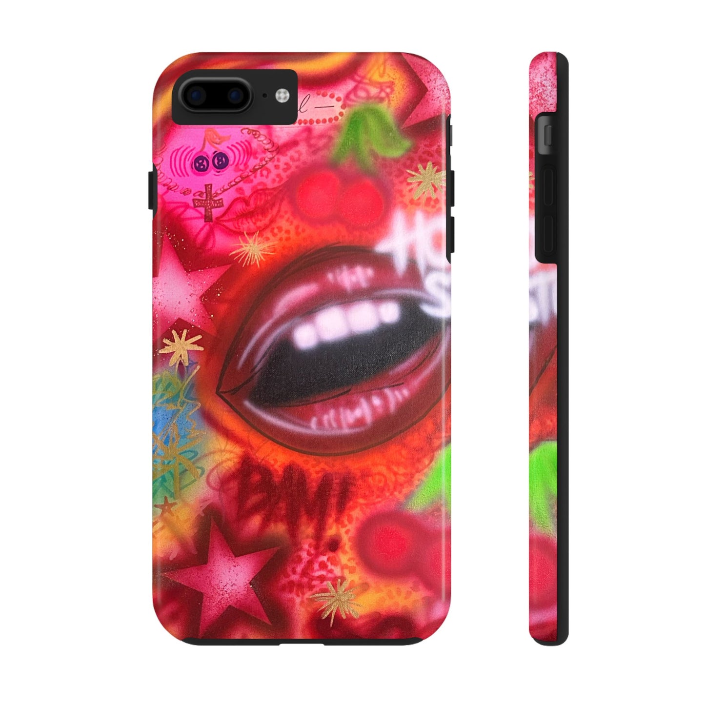 "hot stuff" airbrush iPhone case