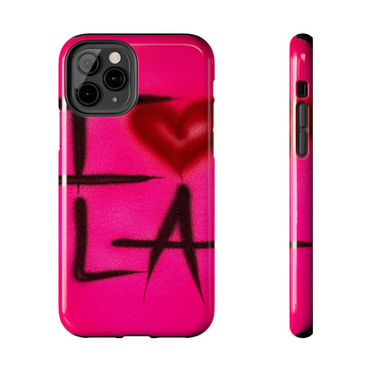 "I <3 LA" airbrush iPhone case