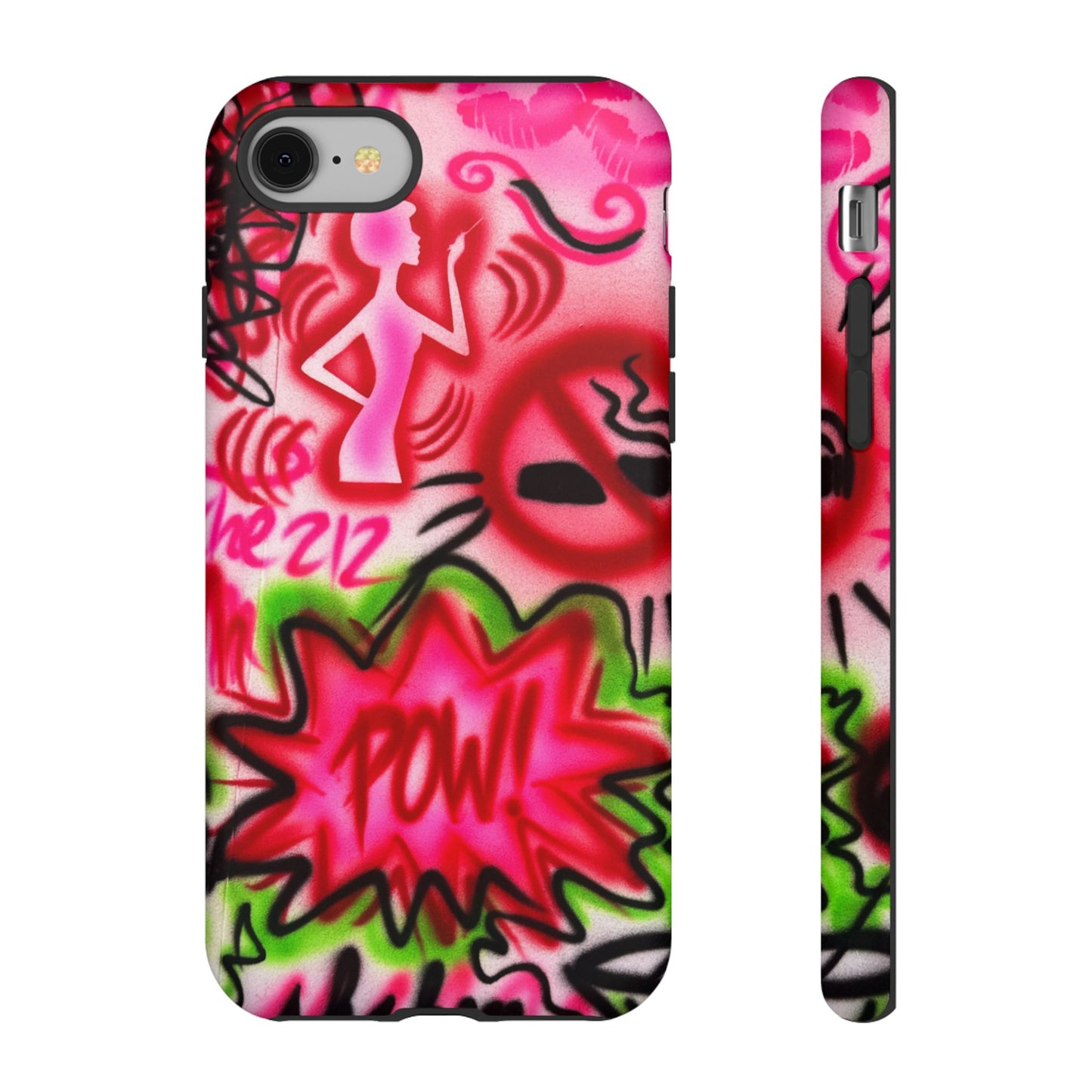 "in the 212" airbrush iPhone case