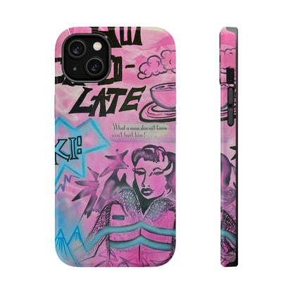 MagSafe "avant le ski" airbrush iPhone case